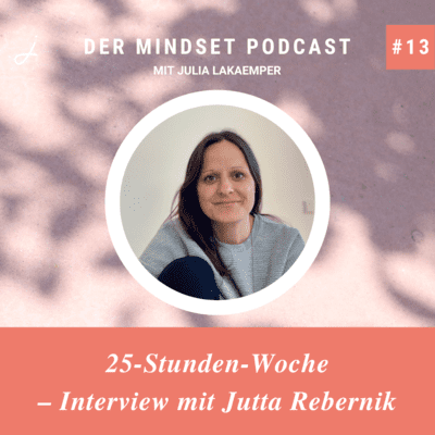 Podcast-Cover zur Folge "25-Stunden-Woche – Interview mit Jutta Rebernik" von Julia Lakaemper