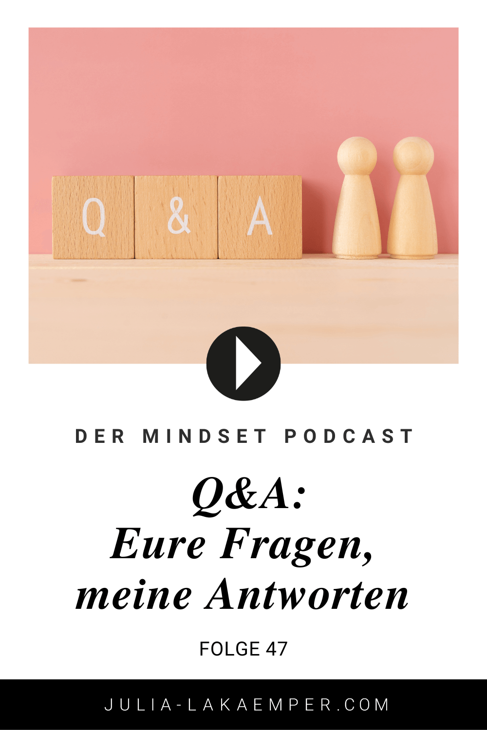 Pinterest Pin zum Podcast-Folge #50"Live launchen – mit Johanna Fritz"