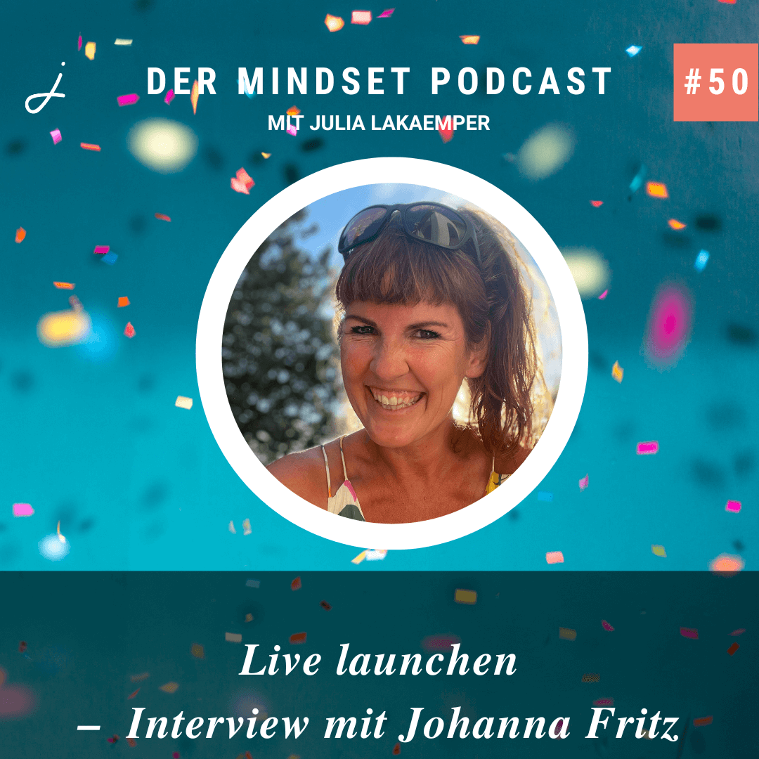 Podcast-Cover zur Folge "Live launchen – mit Johanna Fritz" von Julia Lakaemper