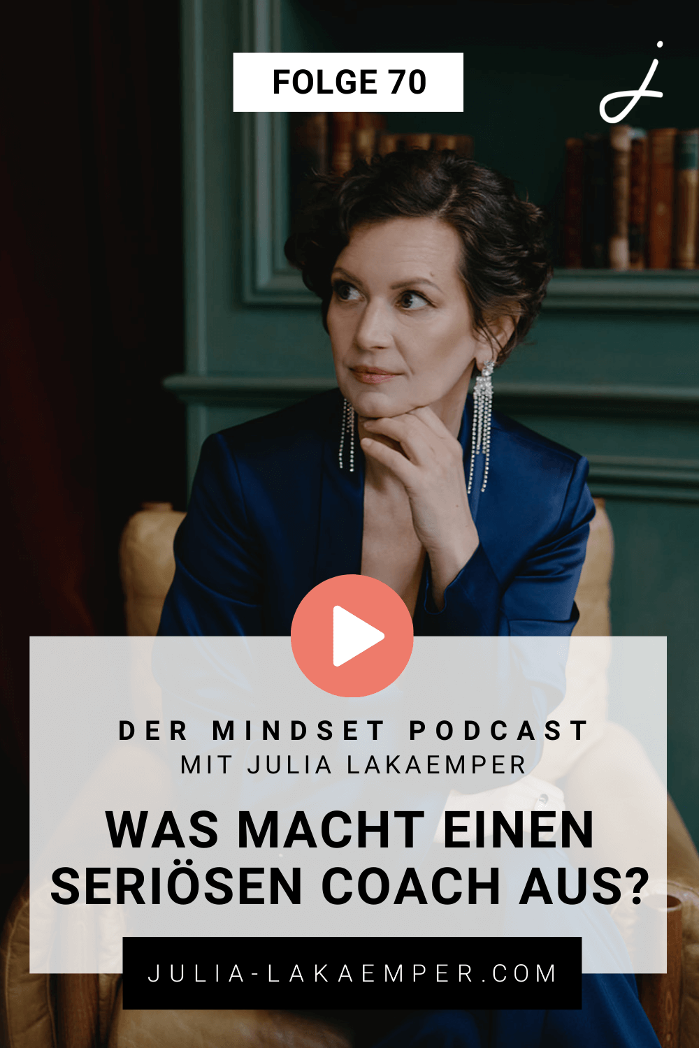 Pinterest Pin zum Podcast-Folge #"Was macht einen seriösen Coach aus?"