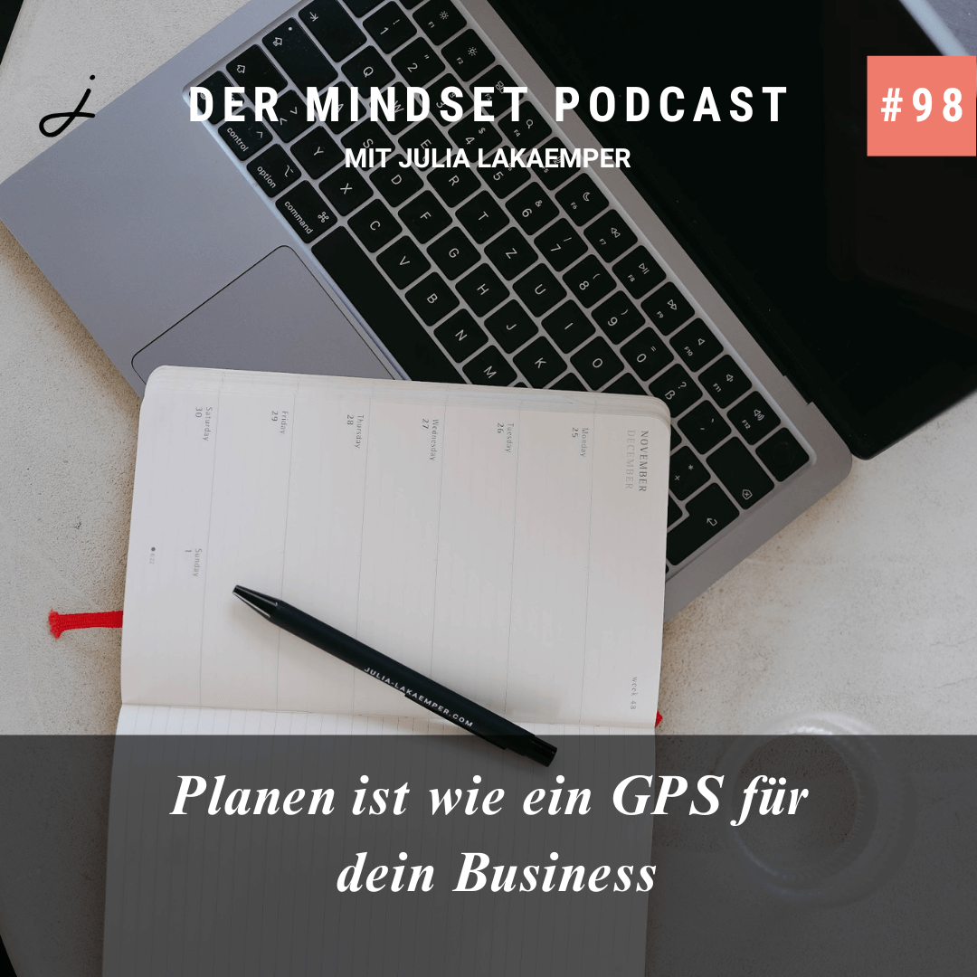 Podcast-Cover zur Folge "Planen ist wie ein GPS für dein Business" von Julia Lakaemper