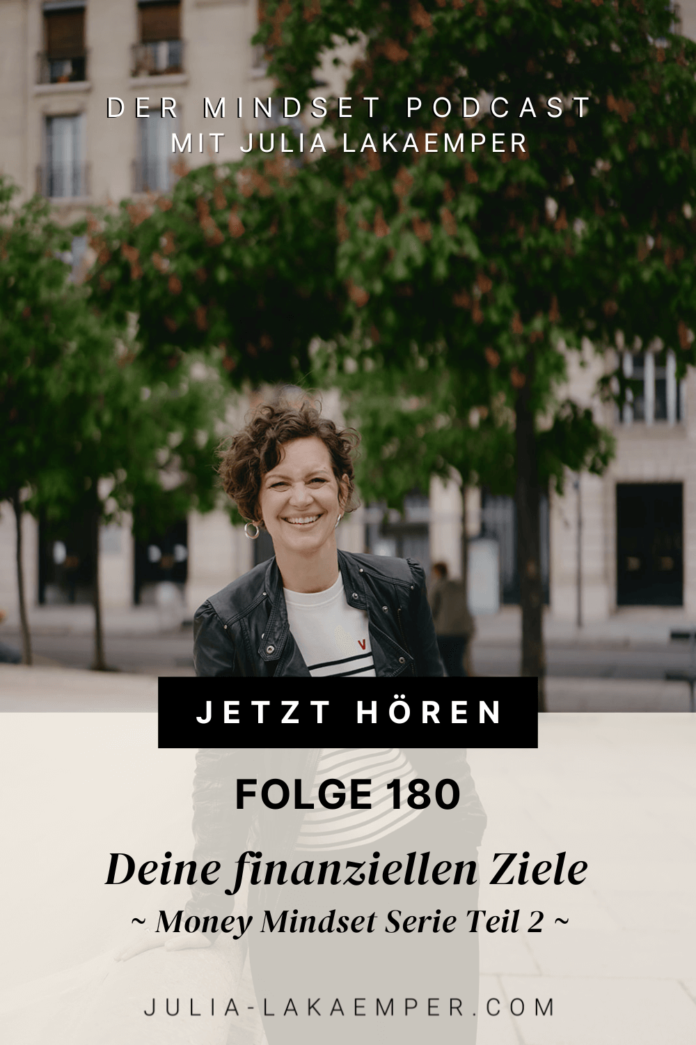 Pinterest Pin zum Podcast-Folge #"Deine finanziellen Ziele (Money Mindset Serie, Teil 2/6)"