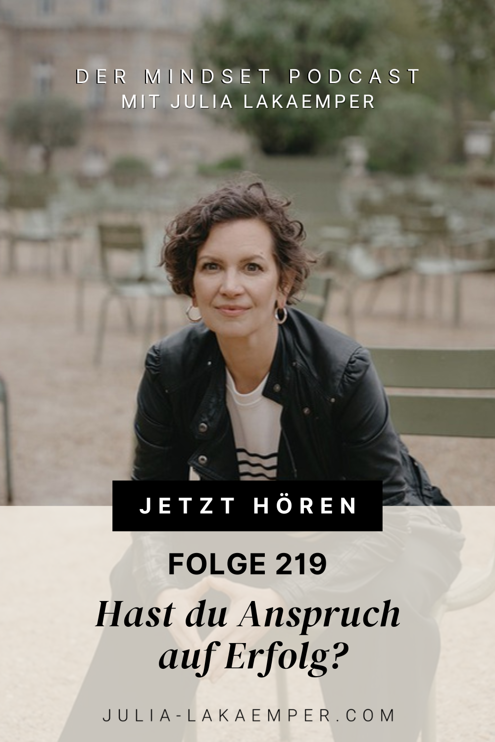 Pinterest Pin zum Podcast-Folge #"Hast du Anspruch auf Erfolg?"